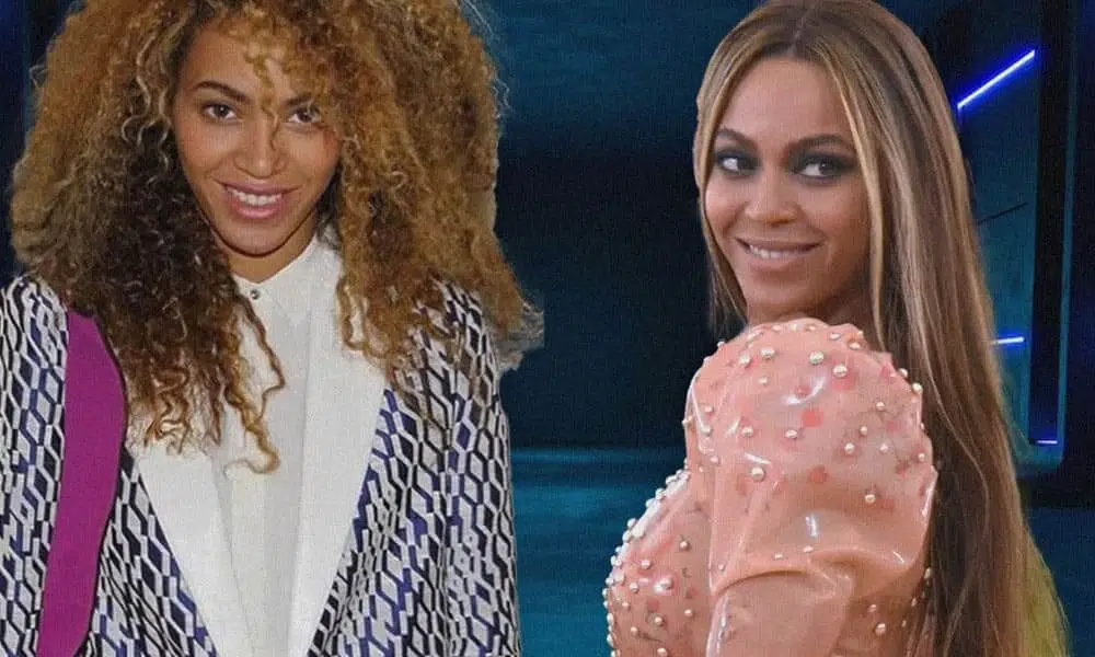 Beyonce antes e depois da transição no pós progressiva