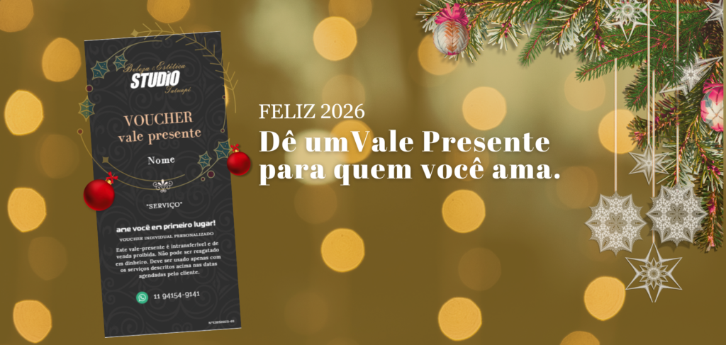 Voucher - STUDIO Tatuapé - Ano Novo 2026